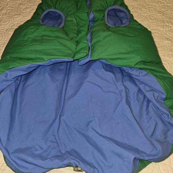 Oodles Green Quilted Puffer Hem Pet Coat Jacket Size Large Dog Cat #195 - Picture 3 of 7